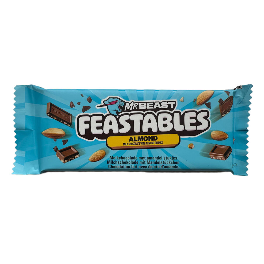 Mr. Beast Bademli Sütlü Çikolata 60 Gr. (1 Adet) - 1