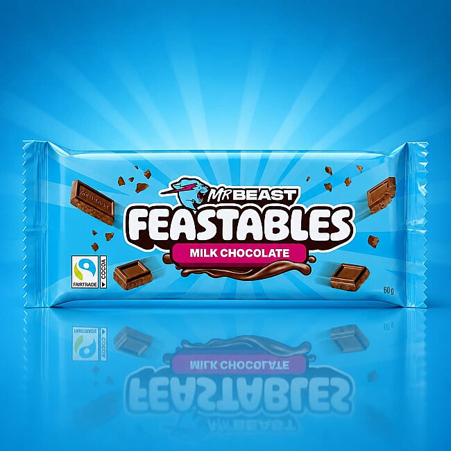 Mr. Beast Sütlü Çikolata 60 Gr. (1 Adet) - 2