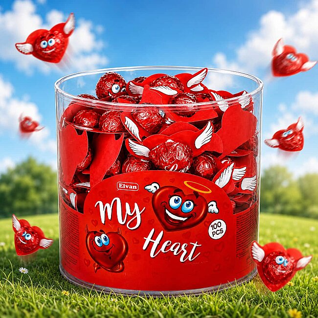 My Heart 8Gr. 100 Pieces (1 Bowl) - 3
