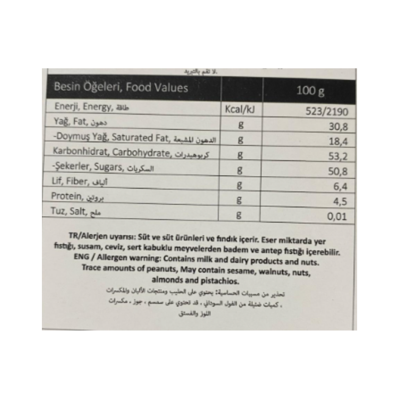 Naturpy Glutensiz Fındıklı Bitter Çikolata 100 Gr. (1 Adet) - 2
