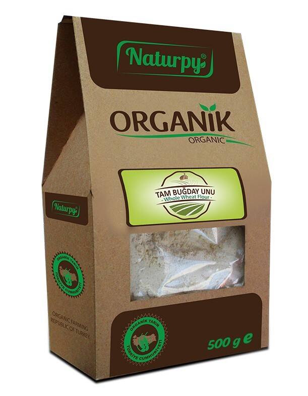 Naturpy Organic Whole Wheat Flour 500 Gr. (1 package) - 1