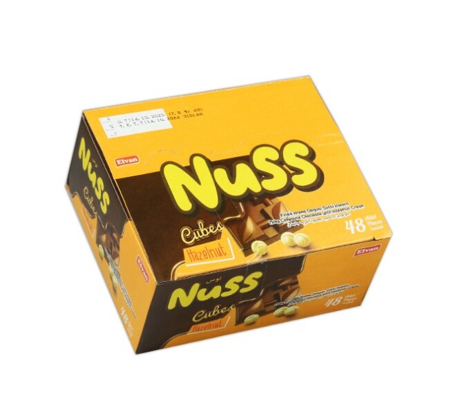 Nuss Cubes Fındıklı 7 Gr. 48 Adet (1 Kutu) - 4