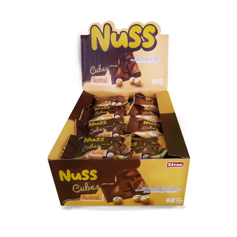 Nuss Cubes Hazelnut 7 Gr. 48 Pieces (1 Box) - 6