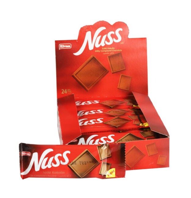 Nuss Tablet 12 Gr. 24 Pieces (1 Box) - Elvan