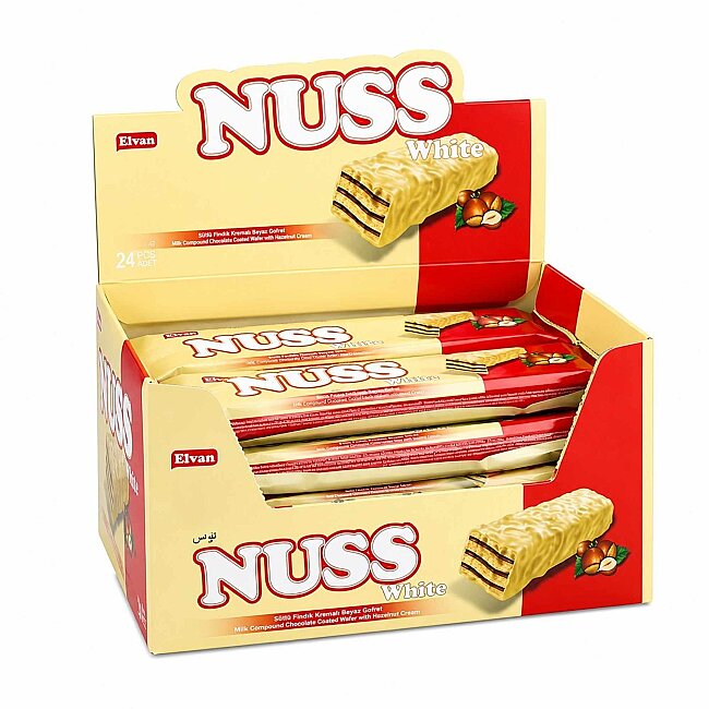 Nuss White 25 Gr. 24 Adet (1 Kutu) - Elvan