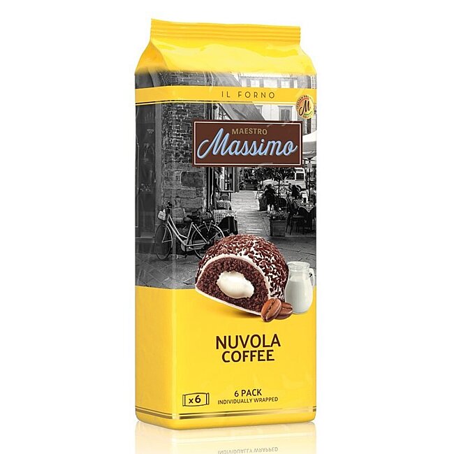 Nuvola Coffee (Coffee Cake) 45 Grams 6 Pieces (1 Box) - Maestro Massimo