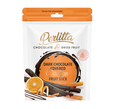 Perlitta Portakallı Bitter Çikolatalı Stick 80 Gr. (1 Paket) - 1