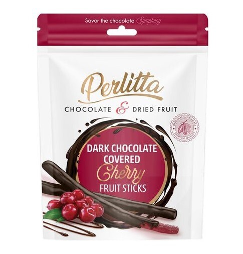 Perlitta Vişneli Bitter Çikolatalı Stick 80 Gr. (1 Paket) - 1