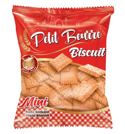 Petit Beurre Sade Bisküvi 175 Gr. (1 Paket) - Elvan