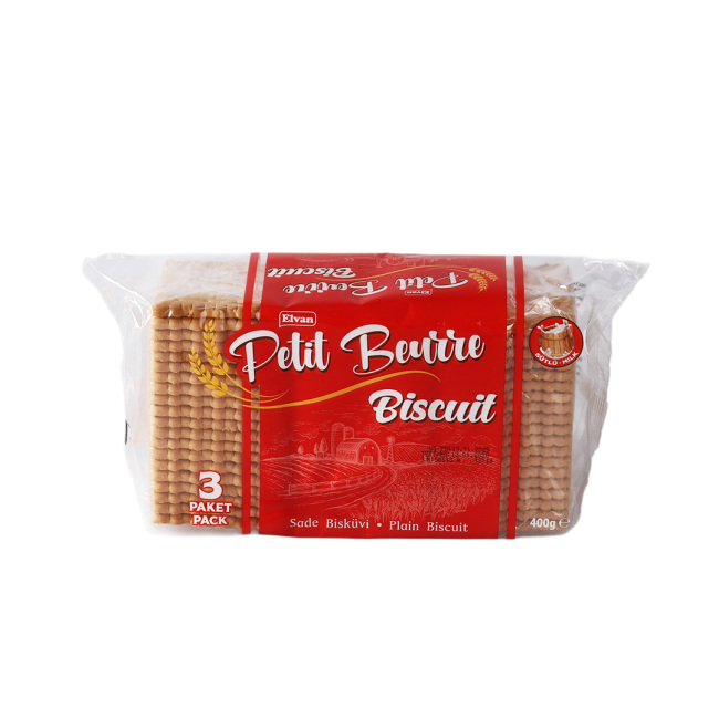 Petit Beurre Sade Bisküvi 400 Gr. (1 Paket) - Elvan
