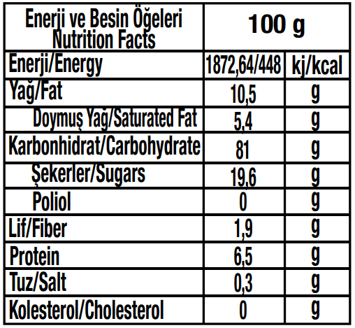 Petit Beurre Sade Bisküvi 400 Gr. 10 Adet (1 Kutu) - 3