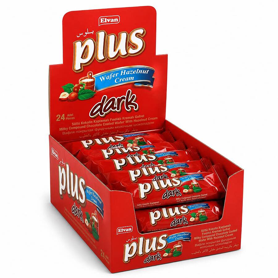 Plus Dark Wafer 13 Gr. 24 pcs (1 Box) - 1