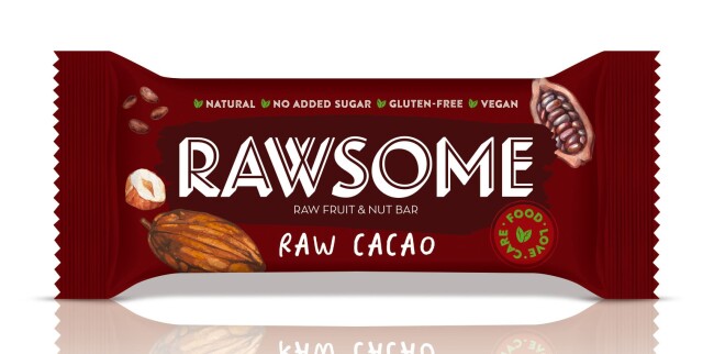 Rawsome Kakaolu Kuruyemiş ve Meyve Bar 40 Gr. (1 Adet) - Rawsome