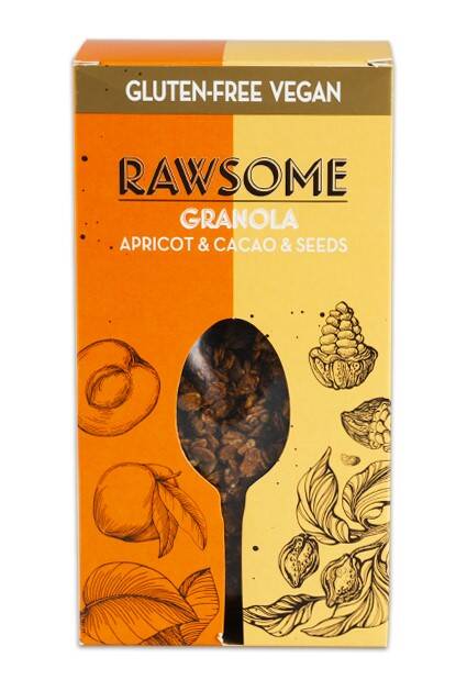 Rawsome Kayısı ve Kakaolu Glütensiz Granola 250 Gr. (1 Paket) - 2