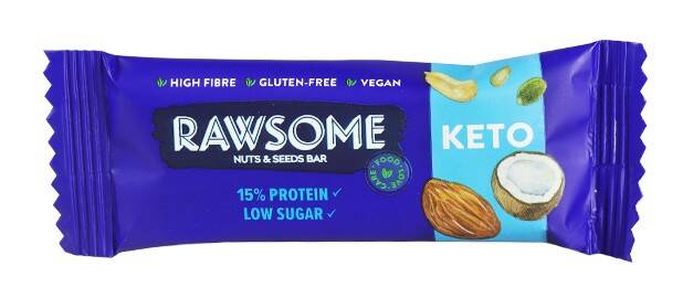 Rawsome Ketogenic Protein Bar 40 Gr. 12 Pieces (1 Box) - 2