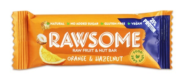Rawsome Portakal ve Fındıklı Protein Bar 40 Gr. (1 Adet) - Rawsome
