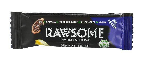 Rawsome Yerfıstığı ve Kakaolu Protein Bar 25 Gr. (1 Adet) - 1