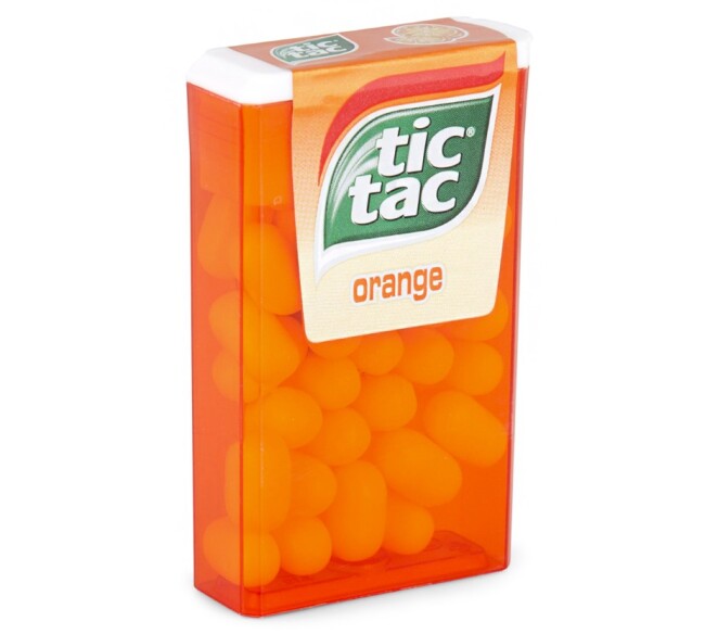 Tictac Orange Flavored Candy 18 Gr. (1 Piece) - Tictac