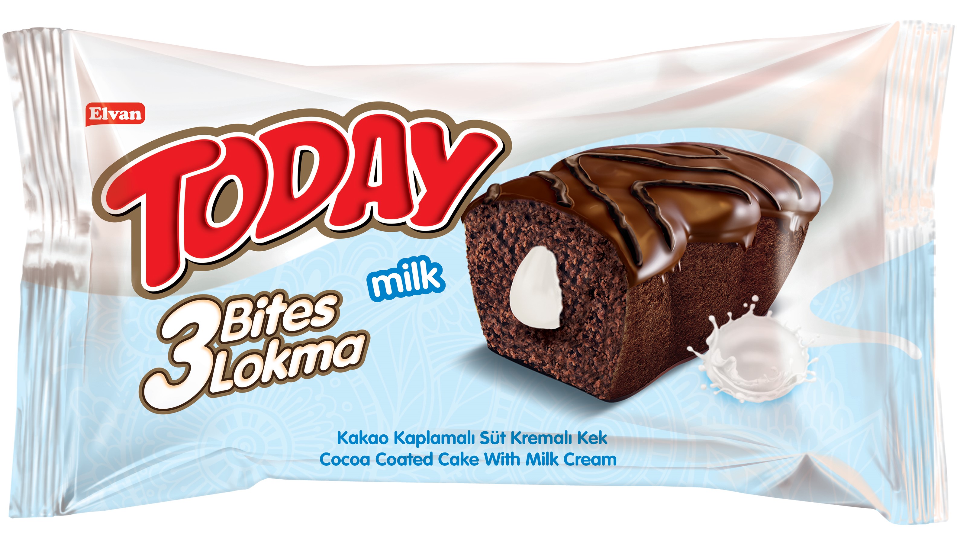 Today 3 Bites Sütlü Kek 40GrX24X6 (1 Koli)