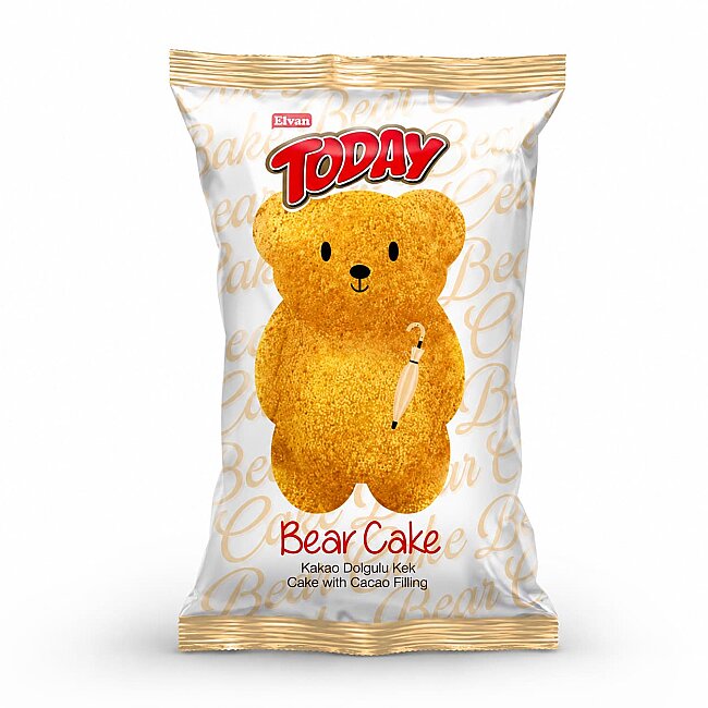 Today Bear Cake Chocolate 40 Gr. 24 Pieces (1 Box) - 2