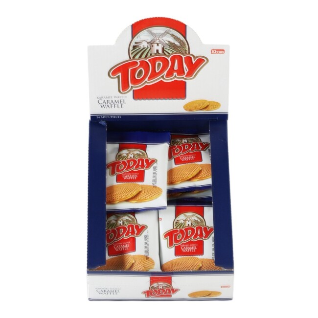 Today Caramel Waffle 22 Gram 24 Pieces (1 Box) - 3