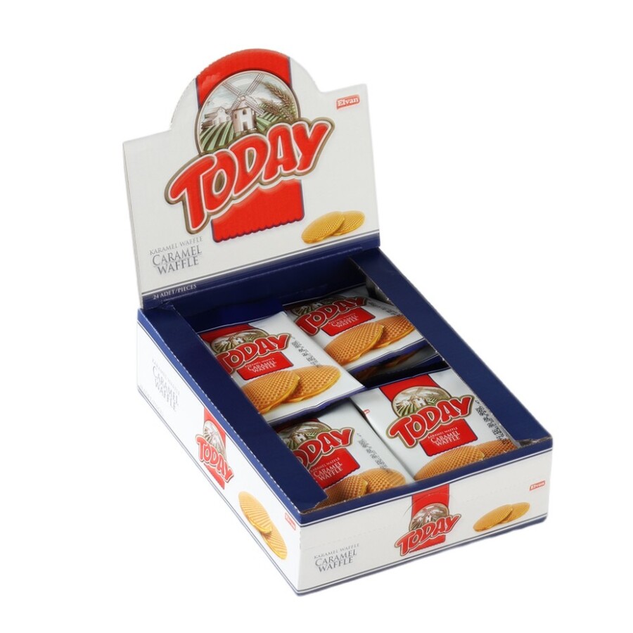 Today Caramel Waffle 22 Gram 24 Pieces (1 Box) - 5