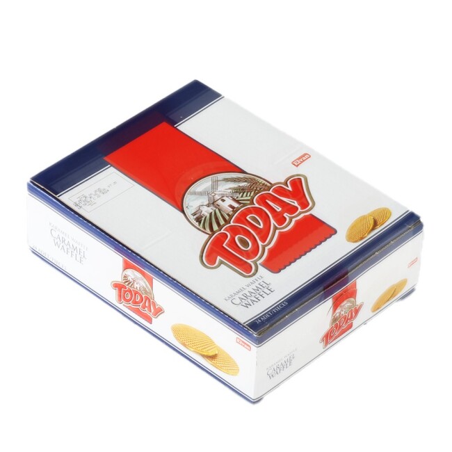 Today Caramel Waffle 22 Gram 24 Pieces (1 Box) - 6