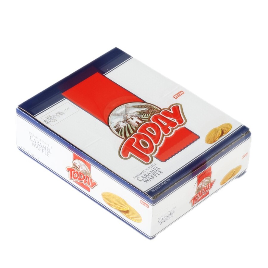 Today Caramel Waffle 22 Gram 24 Pieces (1 Box) - 6