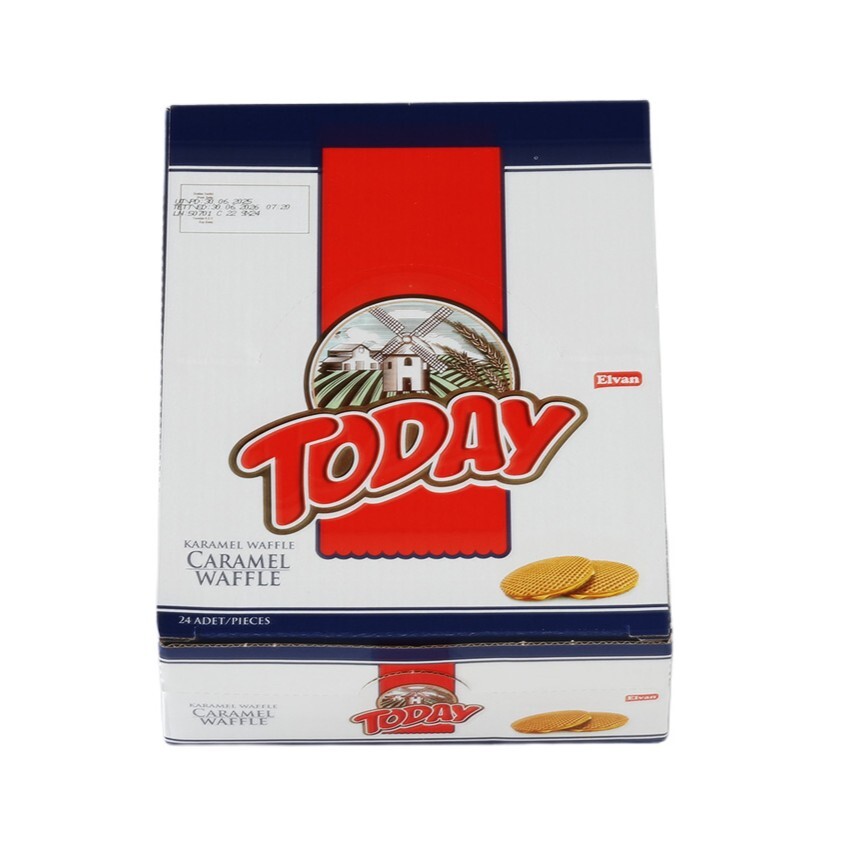 Today Caramel Waffle 22 Gram 24 Pieces (1 Box) - 7
