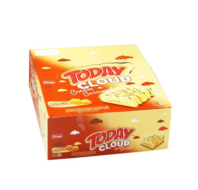 Today Cloud Cake Caramel 40Gr. 24 Pieces (1 Box) - 2