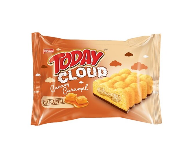 Today Cloud Cake Caramel 40Gr. 24 Pieces (1 Box) - 3