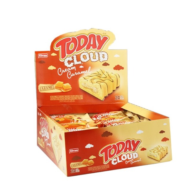 Today Cloud Cake Caramel 40Gr. 24 Pieces (1 Box) - 4