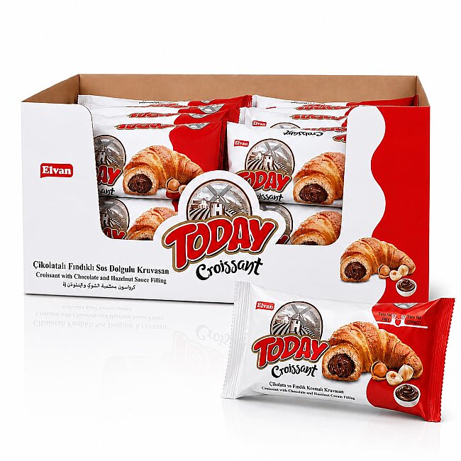 Today Croissant Chocolate 40 Gr. 20 Pieces (1 Box) - Today
