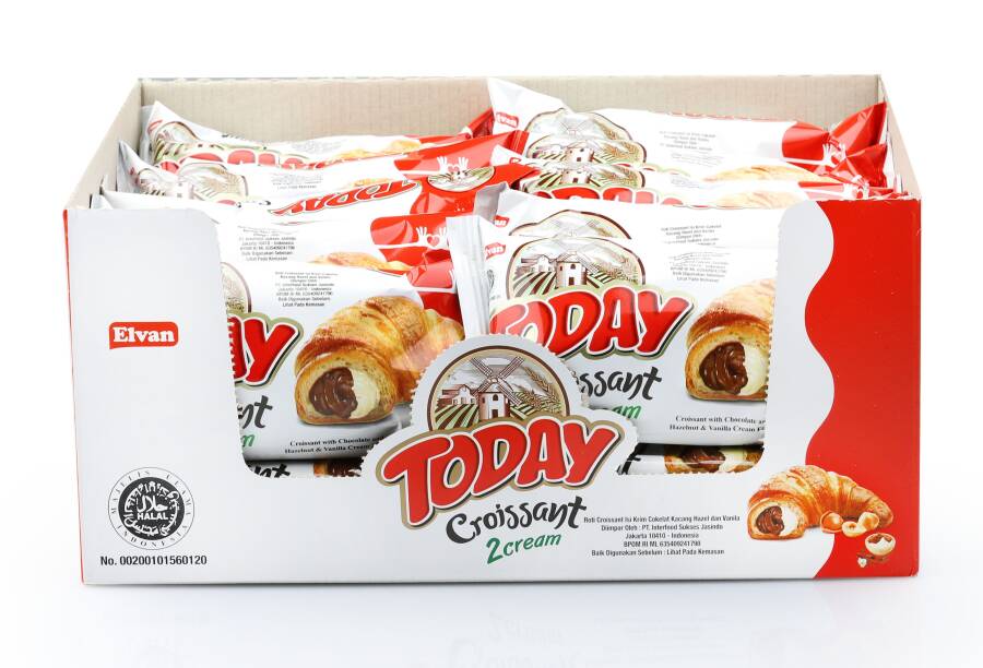 Today Croissant Chocolate Vanilla 40 Gr. 20 Pieces (1 Box) - 3