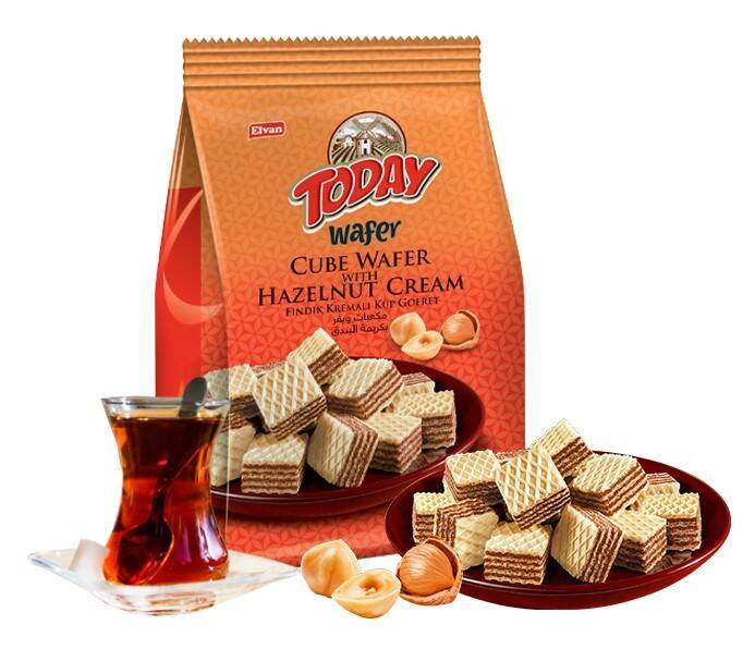 Today Cube Wafer with Hazelnut 200Gr. (1 package) - 3