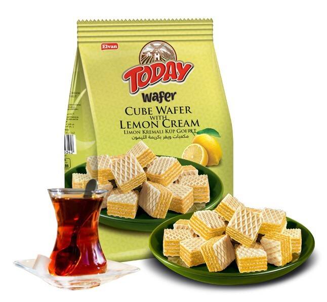 Today Cube Wafer With Lemon 200Gr. (1 package) - 3