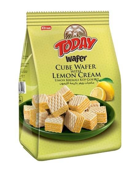 Today Cube Wafer With Lemon 200Gr. (1 package) - 2
