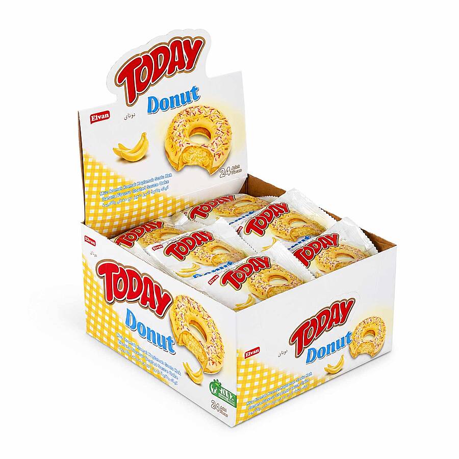 Today Donut Banana 35 Gr 24 pcs (1 Box) - 3