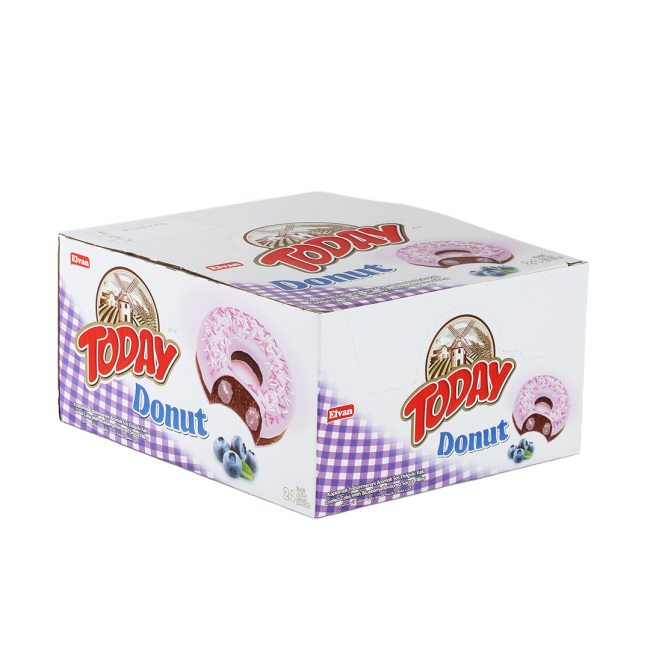 Today Donut Cake Blueberry 40Gr. 24 pcs (1 Box) - 6