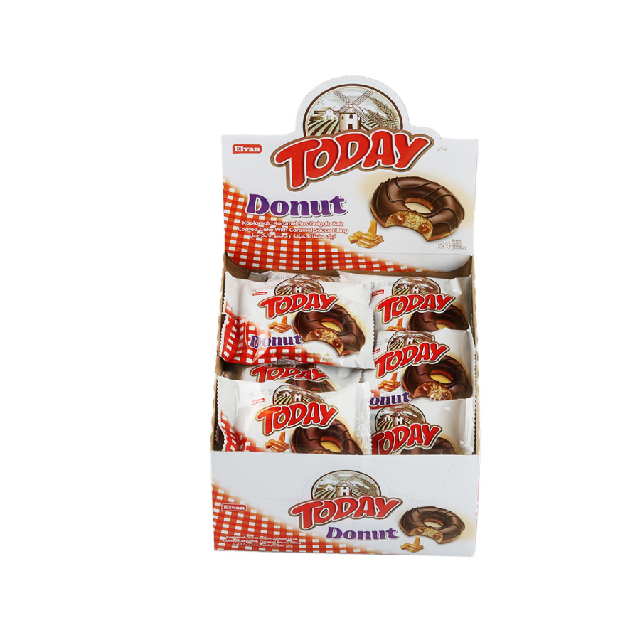 Today Donut Cake Caramel 35 Gr. 24 Pieces (1 Box) - 3