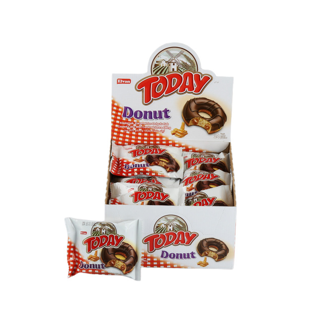 Today Donut Cake Caramel 35 Gr. 24 Pieces (1 Box) - 1