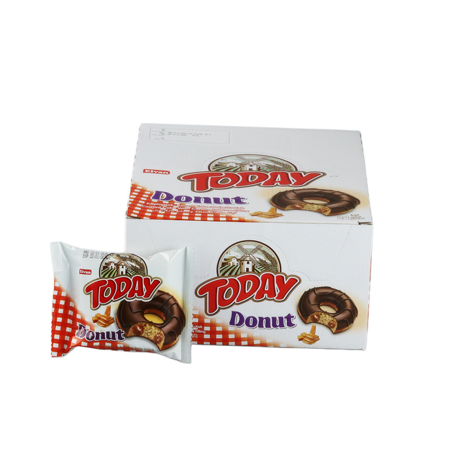 Today Donut Cake Caramel 35 Gr. 24 Pieces (1 Box) - 4
