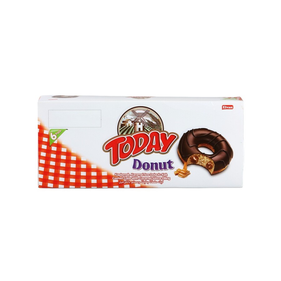 Today Donut Karamelli Kek Çoklu Paket Kutu 35 Gr. 6 Adet (1 Paket) - 4