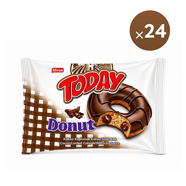 Today Donut Kek Kakaolu 35 Gr. 24 Adet (1 Kutu) - 2