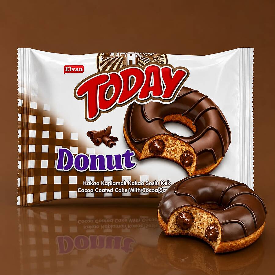 Today Donut Kek Kakaolu 35 Gr. 24 Adet (1 Kutu) - 3