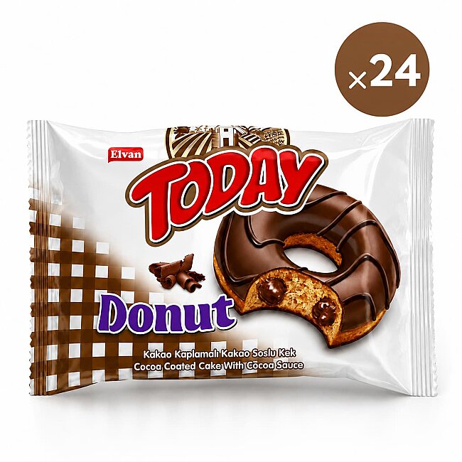Today Donut Kek Kakaolu 35 Gr. 24 Adet (1 Kutu) - 2