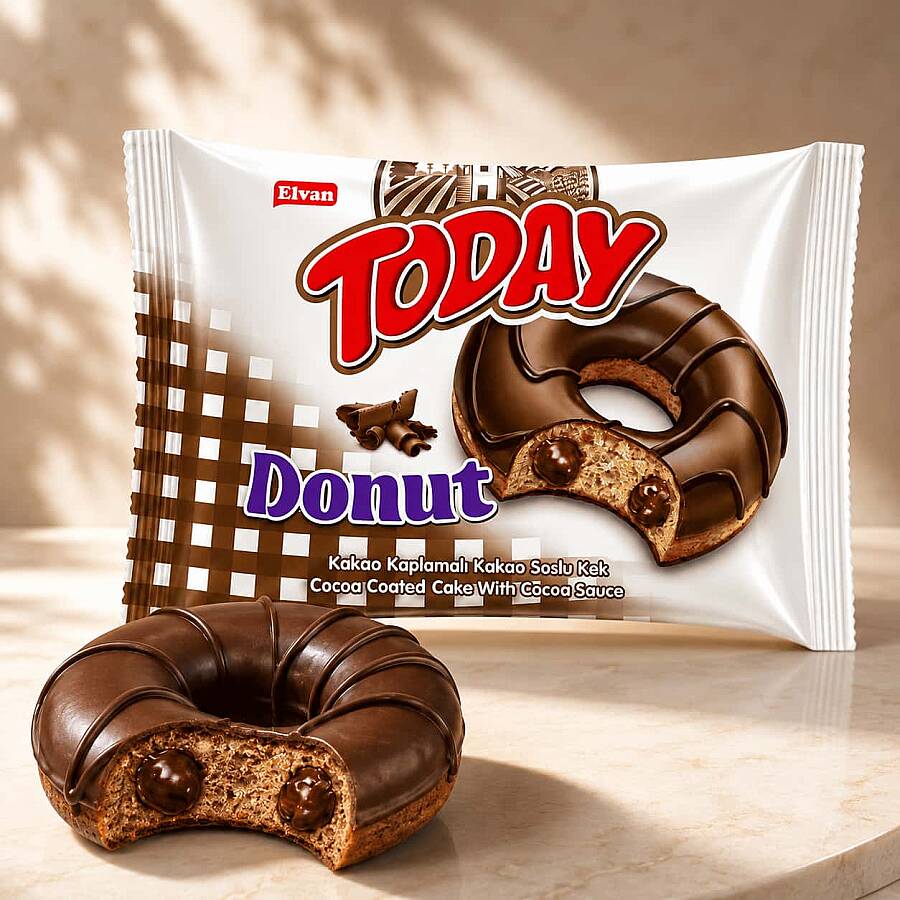 Today Donut Kek Kakaolu 35 Gr. (1 Adet) - 2