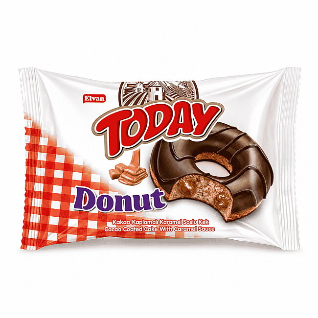 Today Donut Kek Karamelli 35 Gr. (1 Adet) - Today