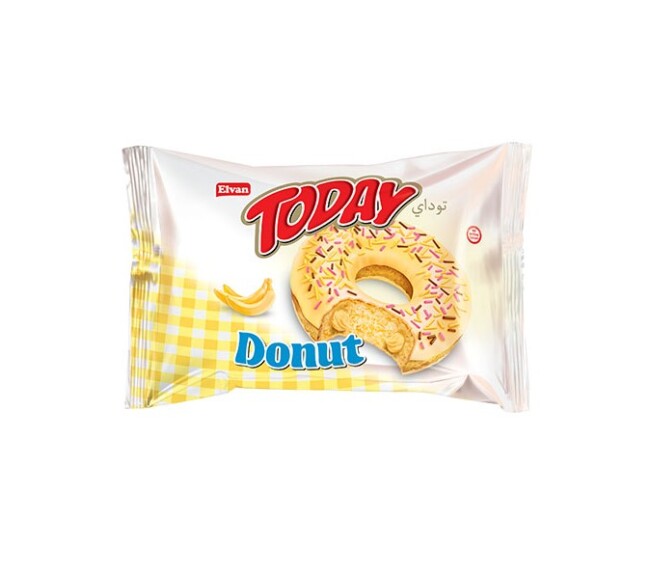 Today Donut Kek Muzlu 35 Gr. 24 Adet (1 Kutu) Donut Elvan