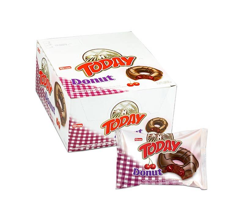 Today Donut Kek Vişneli 35Gr. 24 Adet (1 Kutu) - 3